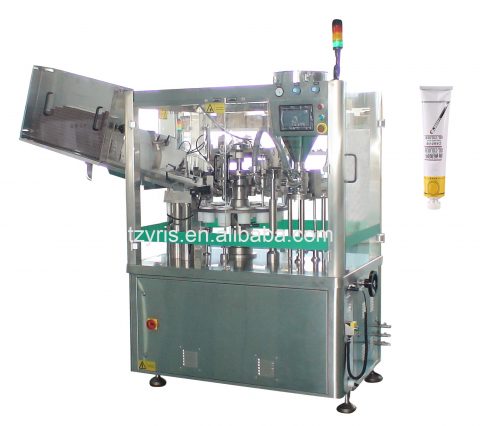 Machine de remplissage et de scellage de tubes en aluminium